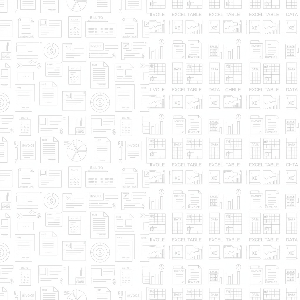 PDF2TEXT extraction preview showing PDF document data converted into spreadsheet-style rows